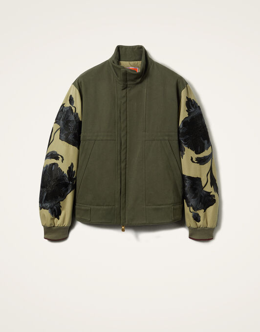 Janis Puffer La DoubleJ: Solid Camouflage Green Janis Puffer La DoubleJ: Solid Camouflage Green JAC0123COT065