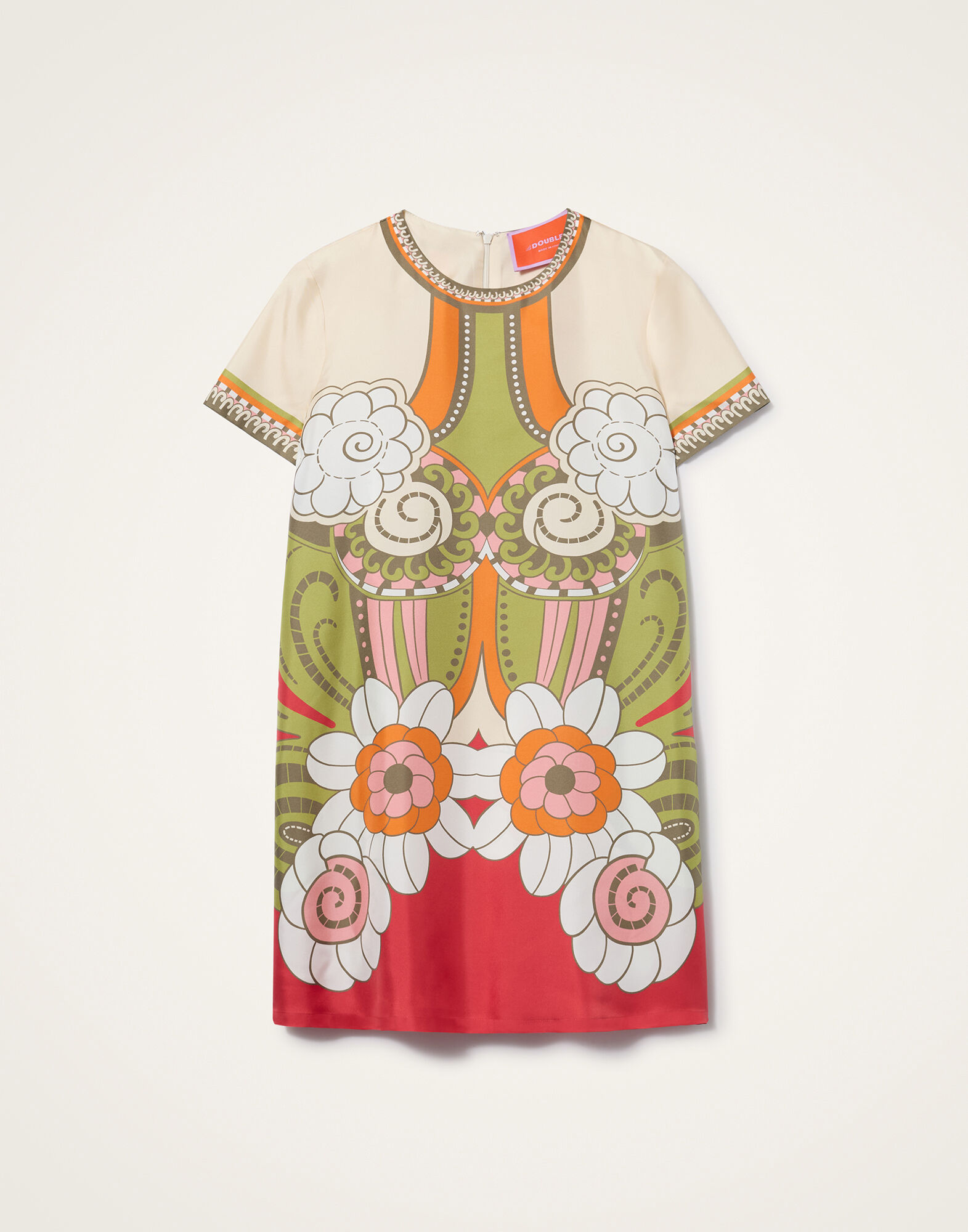 Mini Swing Dress La DoubleJ: Ambrosia Placée Green Mini Swing Dress La DoubleJ: Ambrosia Placée Green DRE0963SIL006