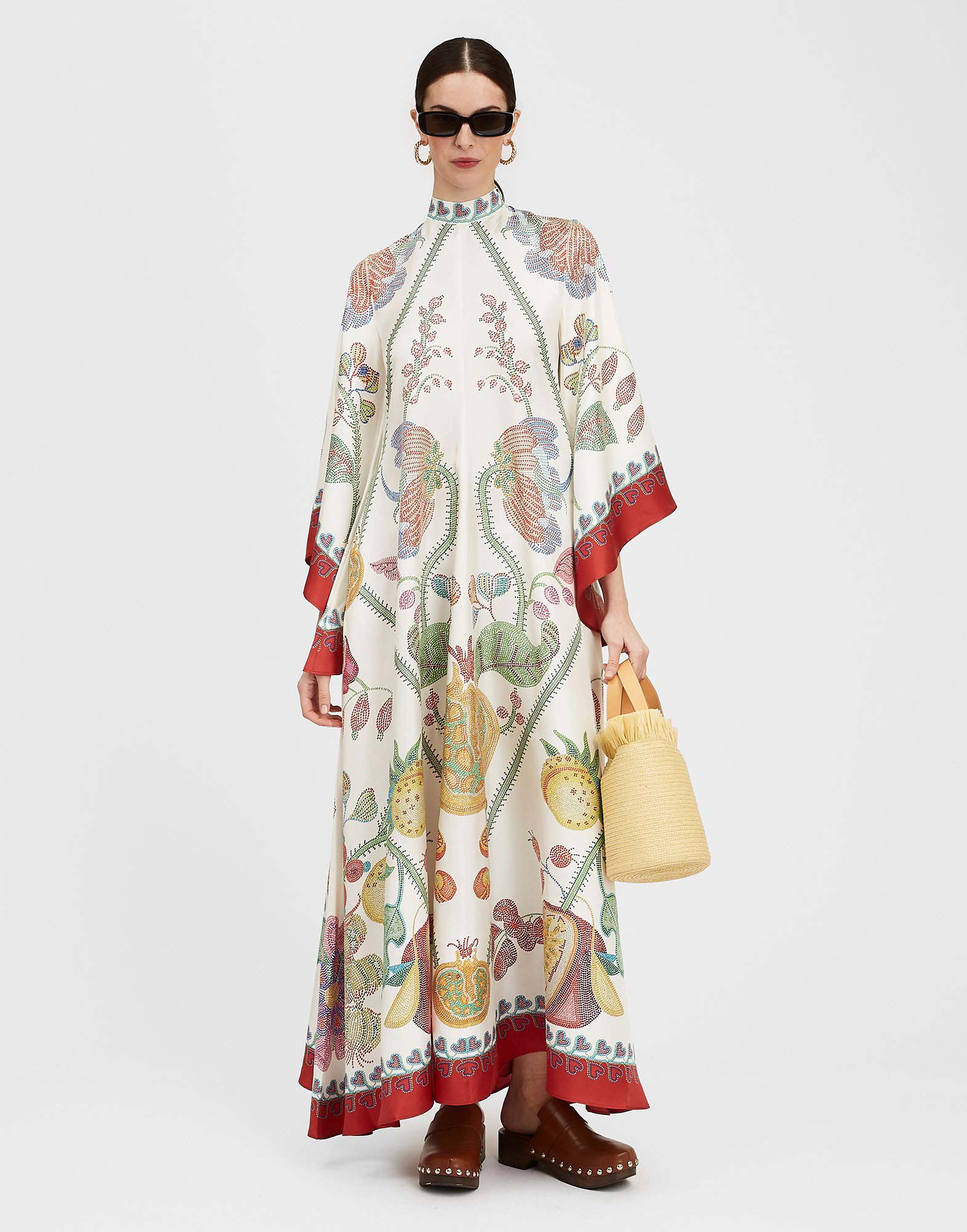Magnifico Dress La DoubleJ: Grenadilla Placée Off White DRE0232SIL006