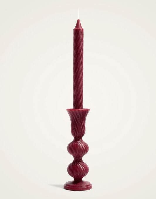 Space Bubble Candle La DoubleJ: Solid Bordeaux CAN0018WAX001