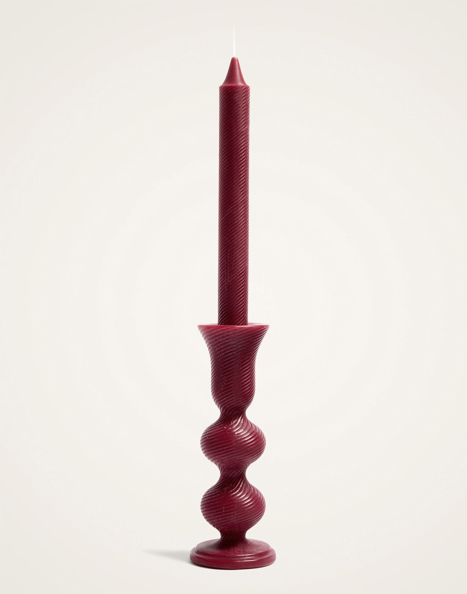 Space Bubble Candle La DoubleJ: Solid Bordeaux CAN0018WAX001