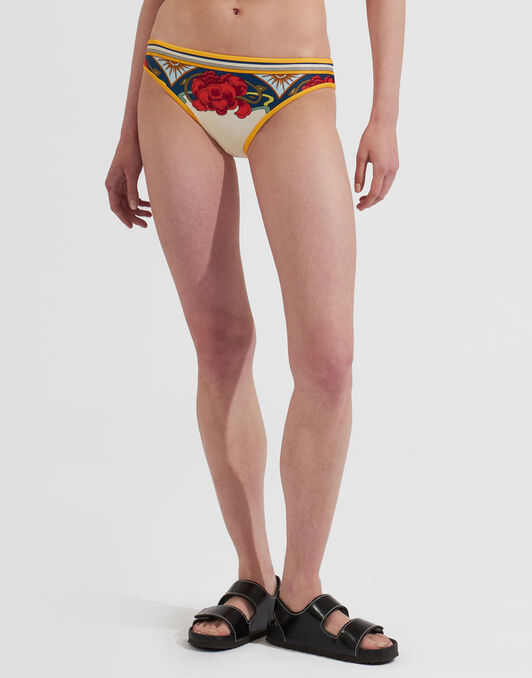 Bikini Bottom La DoubleJ: Taormina Placée Ivory SWI0033LYC003