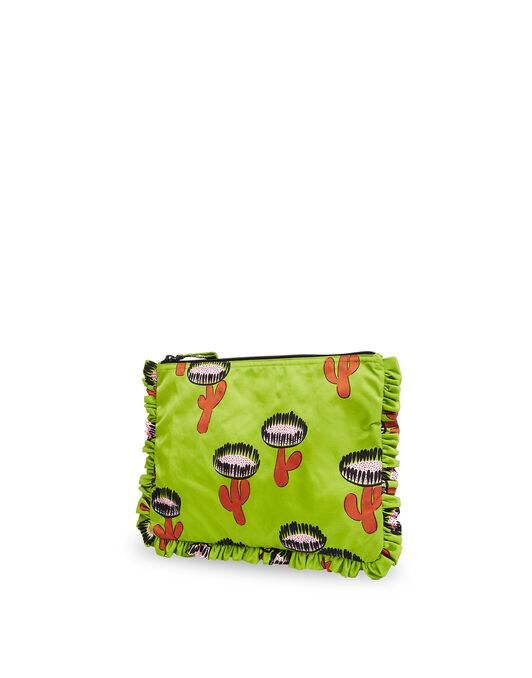 Hand Pochette La DoubleJ: Chirpy Cactus Verde Hand Pochette LaDoubleJ: Chirpy Cactus Verde BAG0002NYL001