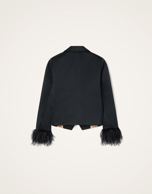 Luckycharm Jacket La DoubleJ: Solid Black JAC0208DUC002