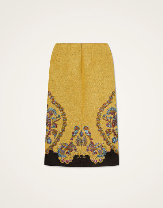 Pencil Skirt La DoubleJ: Gems Placée Yellow Pencil Skirt La DoubleJ: Gems Placée Yellow SKI0011JCQ157