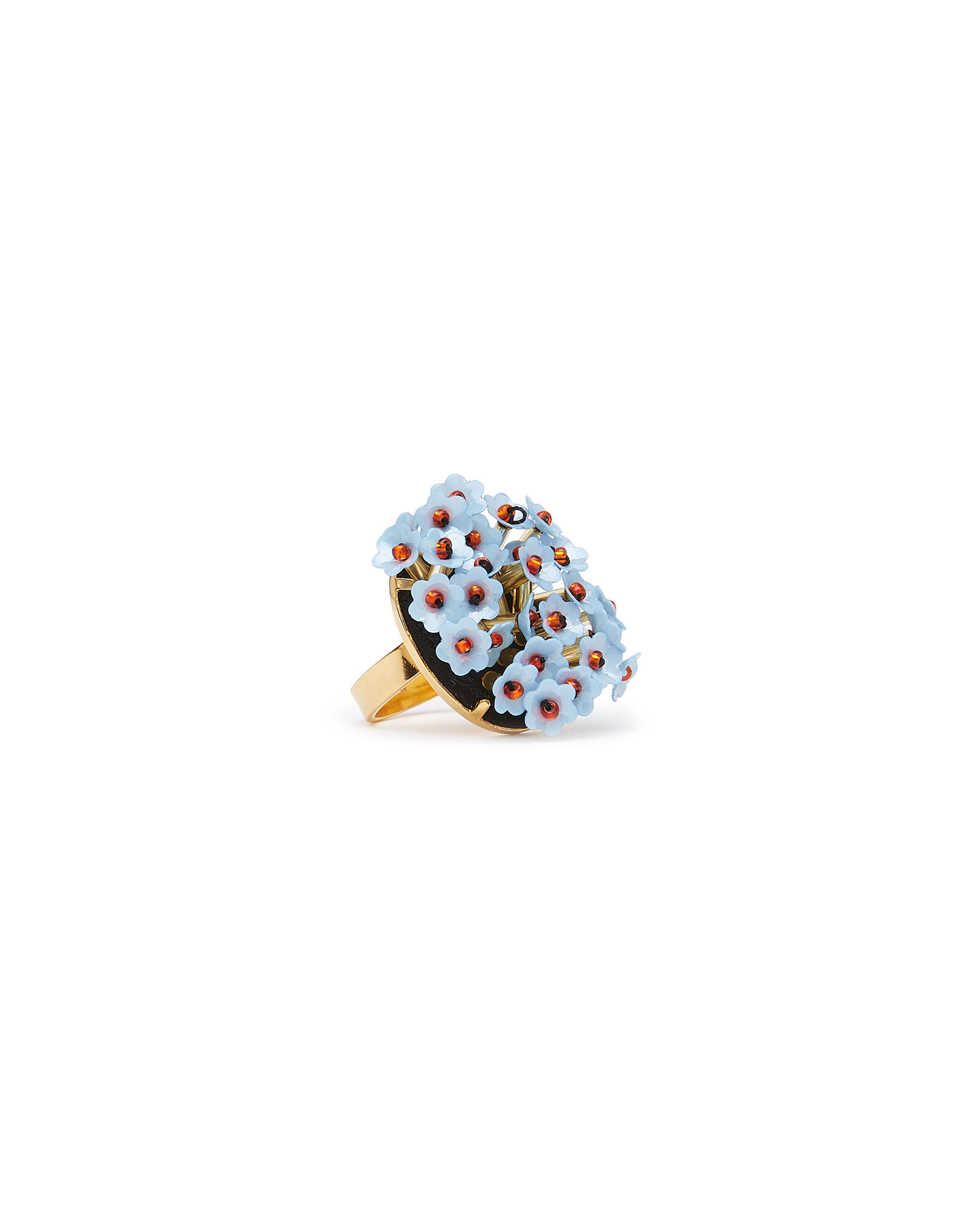 Blossom Ring La DoubleJ: Fiori Azzurri Blossom Ring La DoubleJ: Fiori Azzurri RIN0001BRA001
