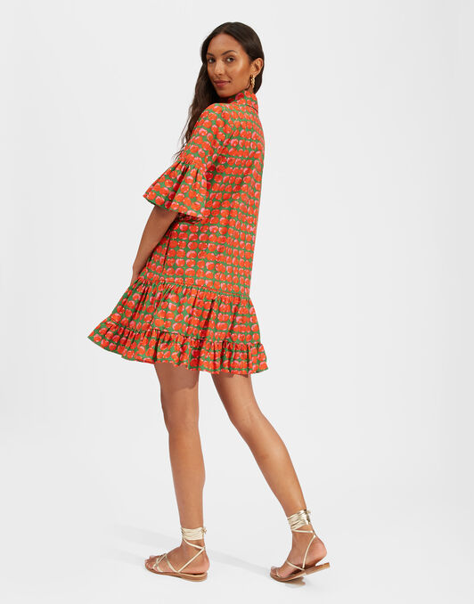 Choux Dress La DoubleJ: Green Cherries Choux Dress La DoubleJ: Green Cherries DRE0205COT015