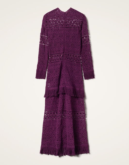 Lacey Long Sleeve Swing Dress La DoubleJ: Plaza Purple DRE0681JCQ080