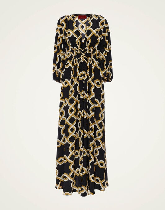 Long Camerino Dress La DoubleJ: Tackle Black Long Camerino Dress La DoubleJ: Tackle Black DRE0720CRE002