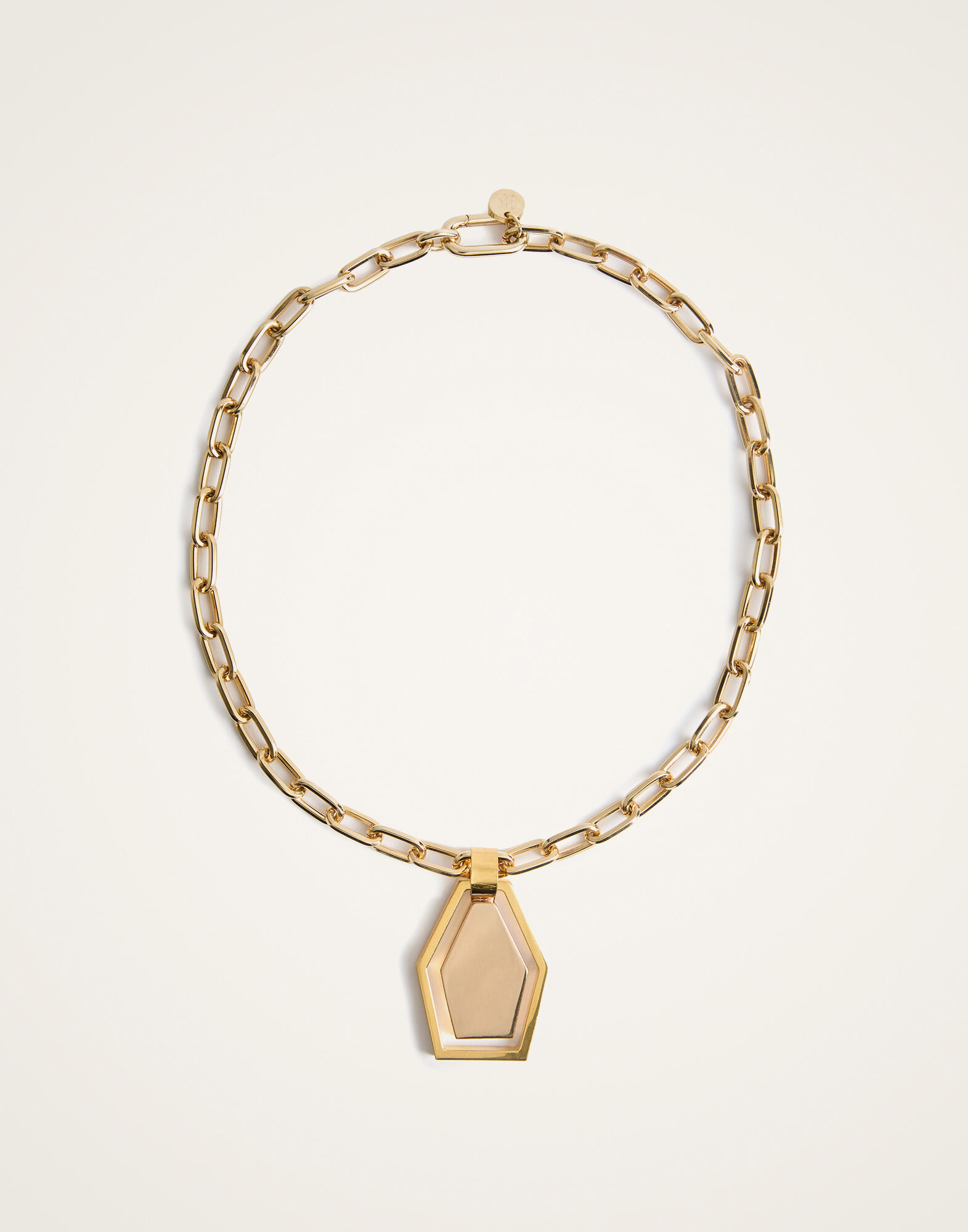 Swinging Portal Necklace La DoubleJ: 24k Gold Plate Swinging Portal Necklace La DoubleJ: 24k Gold Plate NEC0022BRA003