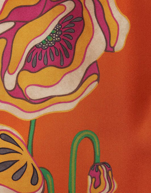 Palazzo Pants La DoubleJ: Poppies Orange Placée TRO0026SIL006