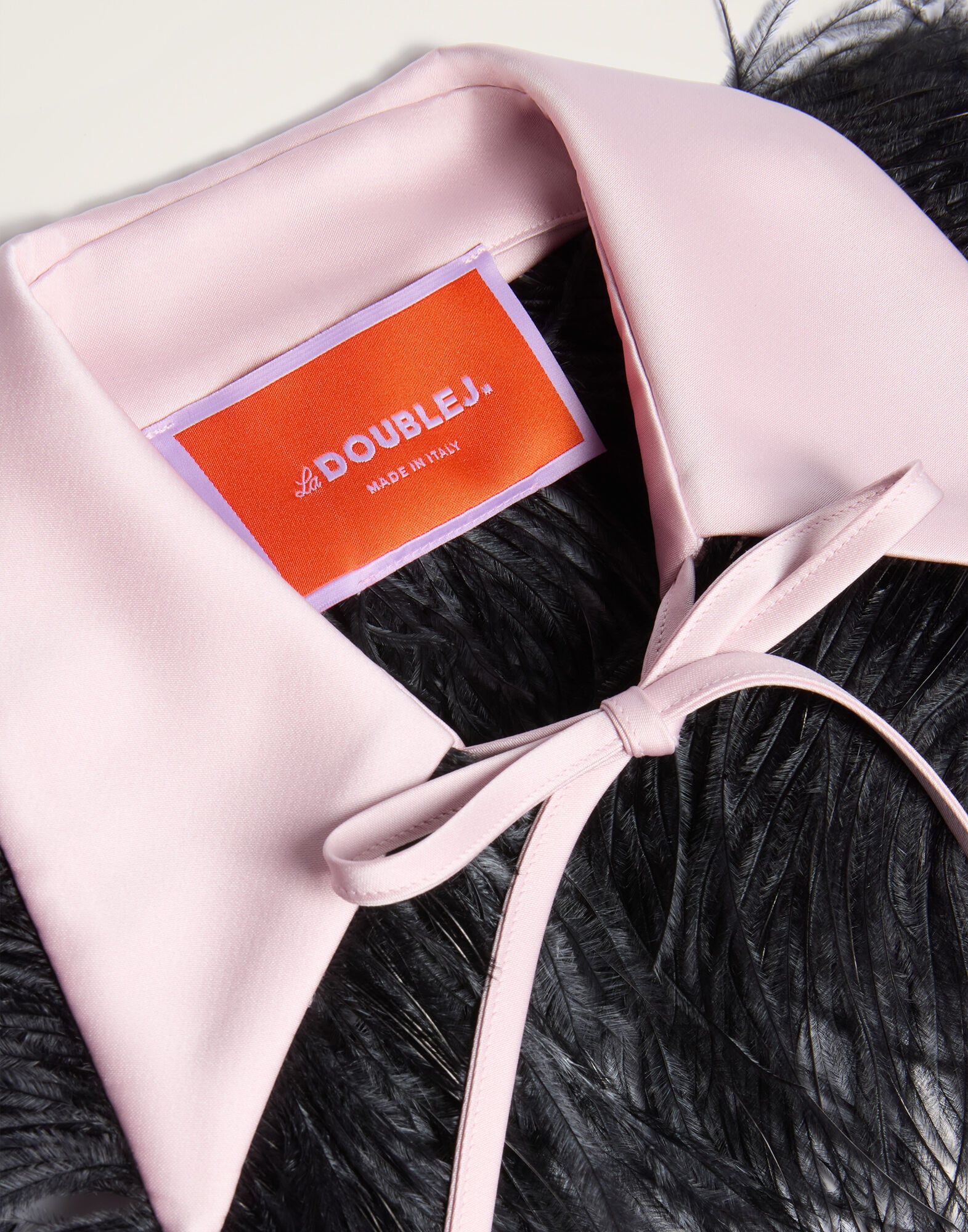 La Scala Collar La DoubleJ: Solid Black SCA0101SIL027