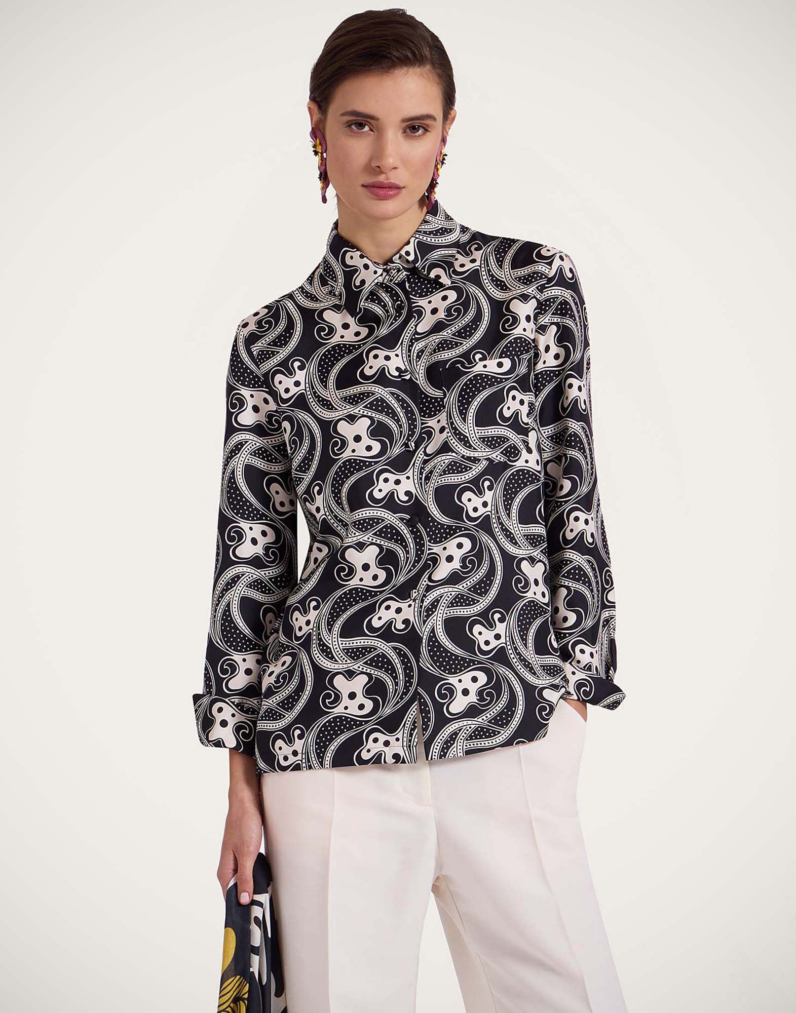 Boy Shirt La DoubleJ: Aperol Black & White Boy Shirt La DoubleJ: Aperol Black & White SHI0001SIL001