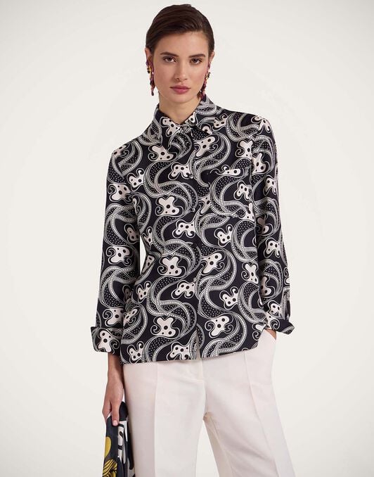 Boy Shirt La DoubleJ: Aperol Black & White Boy Shirt La DoubleJ: Aperol Black & White SHI0001SIL001
