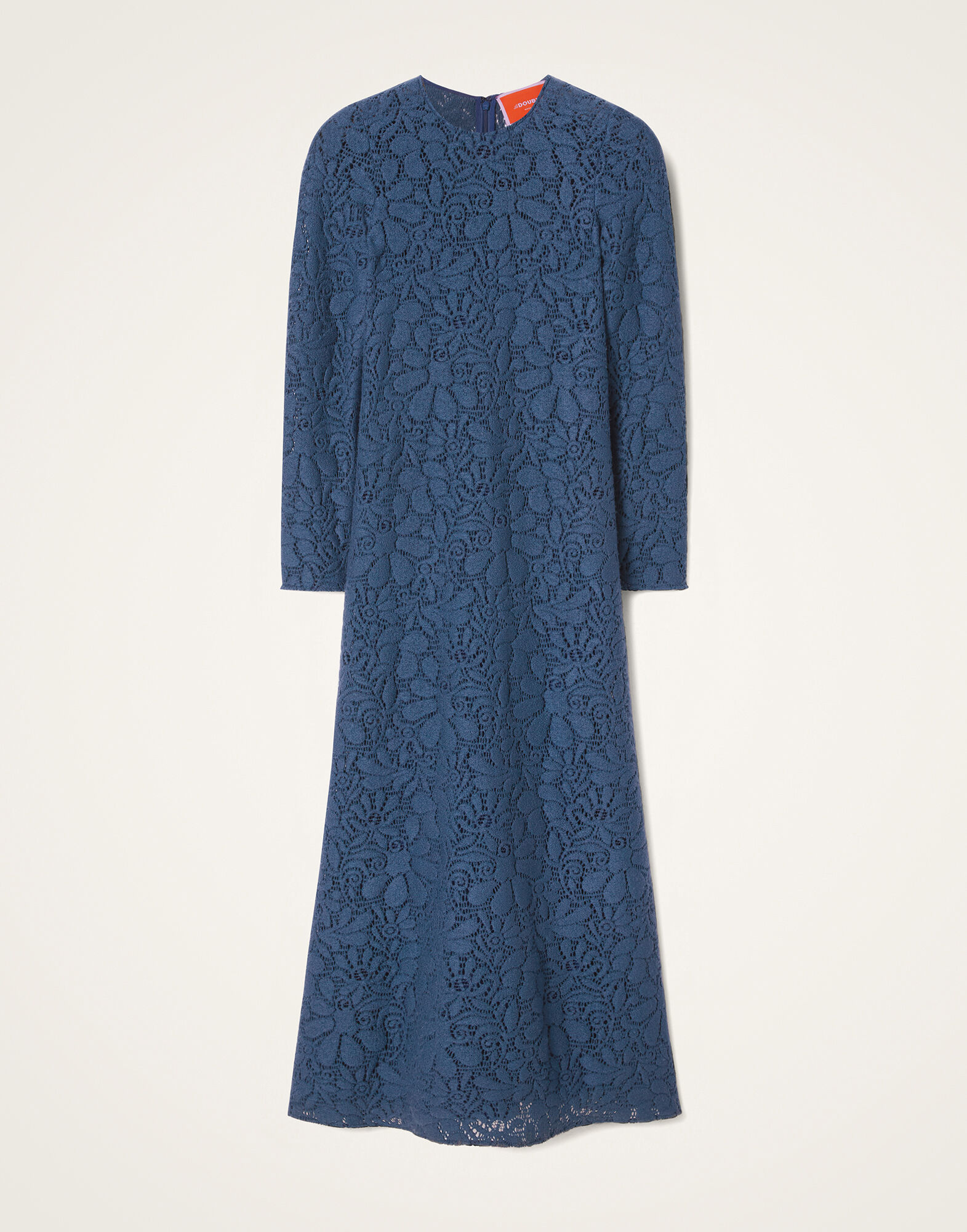 Lacey Long Sleeve Swing Dress La DoubleJ: Solid Blue Lacey Long Sleeve Swing Dress La DoubleJ: Solid Blue DRE0184LAC003