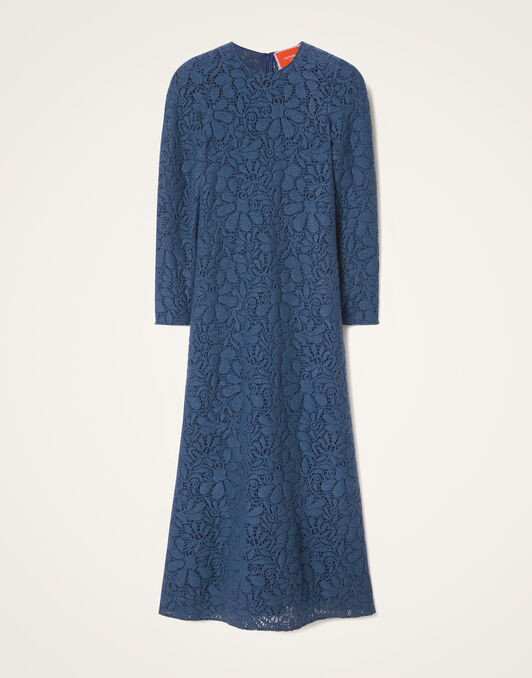 Lacey Long Sleeve Swing Dress La DoubleJ: Solid Blue Lacey Long Sleeve Swing Dress La DoubleJ: Solid Blue DRE0184LAC003