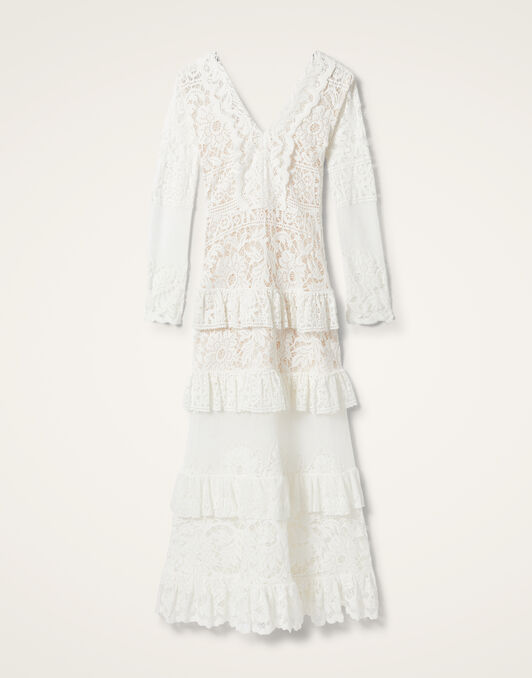 Footloose Lacey Dress La DoubleJ: White Footloose Lacey Dress La DoubleJ: White DRE0626EMB028