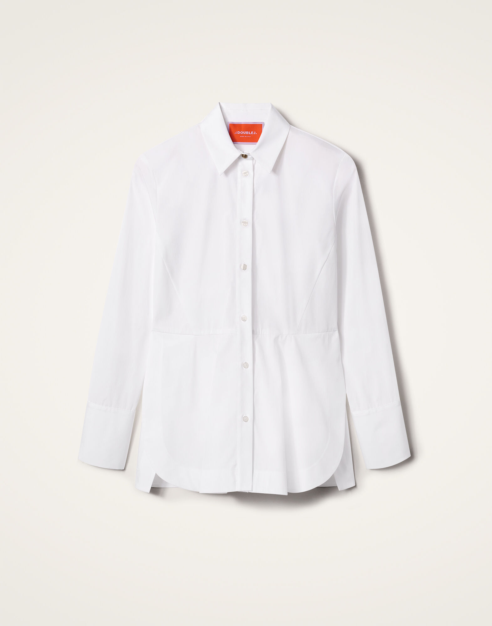 Iris Shirt La DoubleJ: Solid White Iris Shirt La DoubleJ: Solid White SHI0113COT064