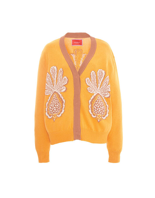 Pineapple Cardigan La DoubleJ: Avorio PUL0157KNI087