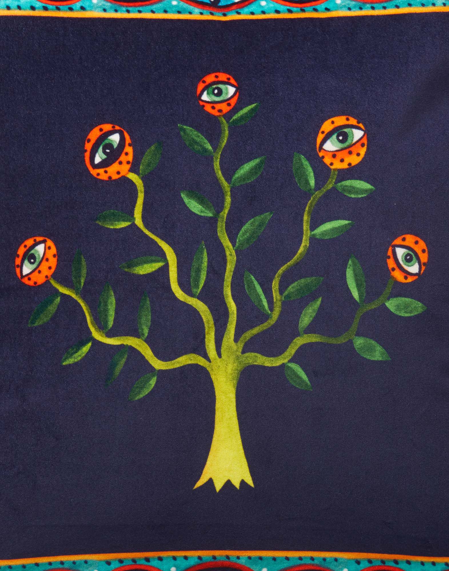 Velvet Cushion (48X48) La DoubleJ: Eye Vines CUS0012VEL001