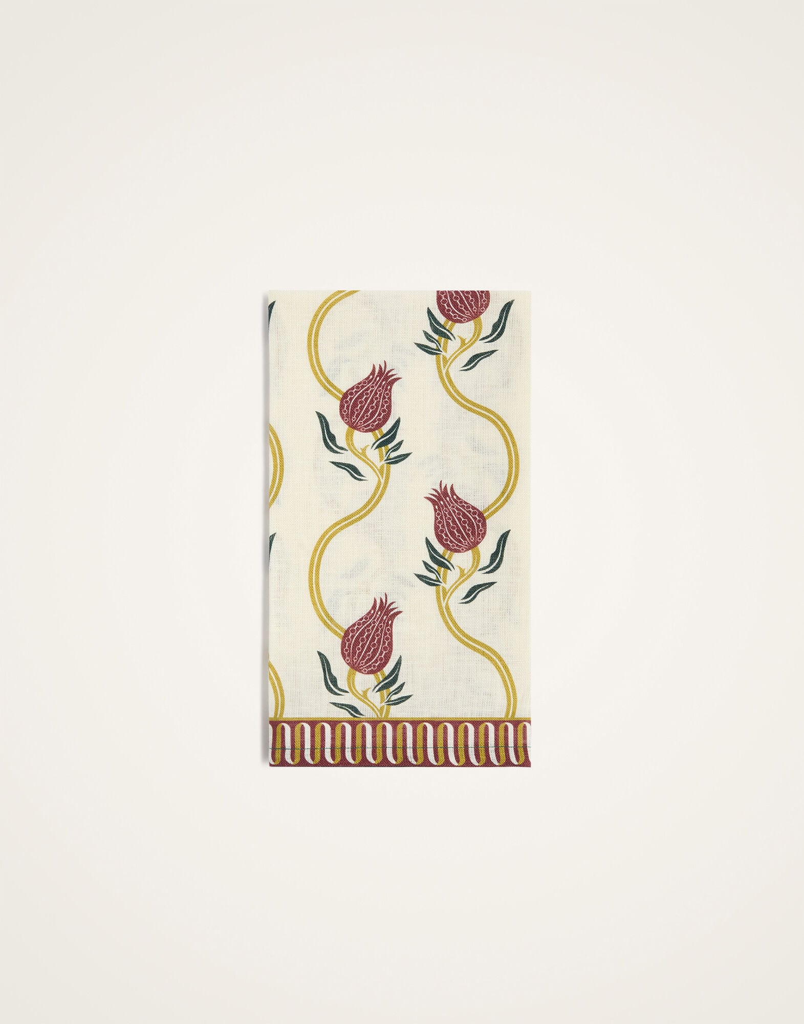 Large Napkins Set of 2 La DoubleJ: Melograno Placée Ivory NAP0017LIN015