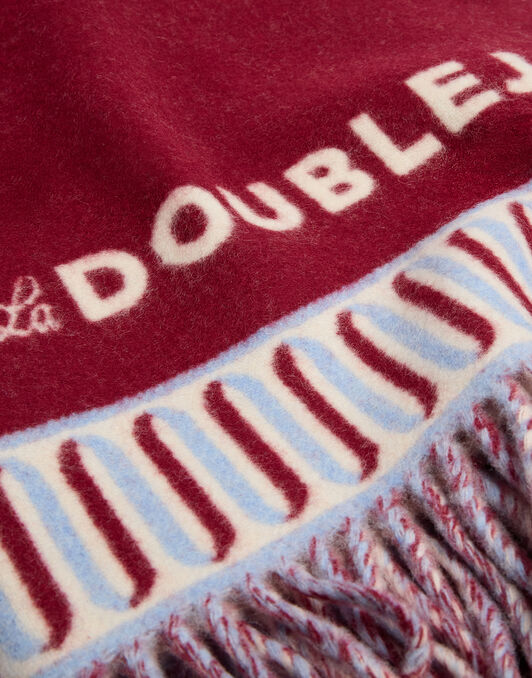 Blanket La DoubleJ: Dove Bordeaux BLA0008WOL044