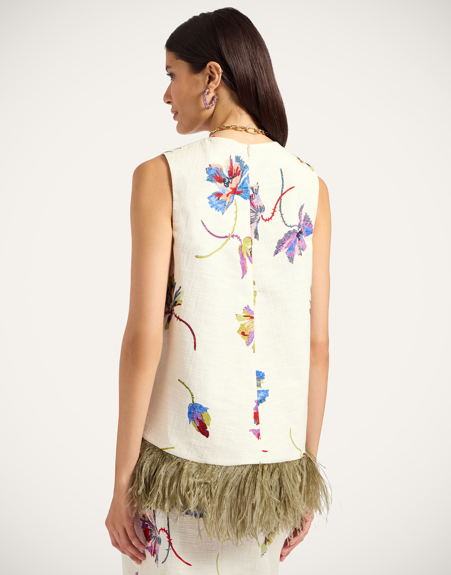 La Scala Top La DoubleJ: Infiorata White La Scala Top La DoubleJ: Infiorata White TOP0013COT005