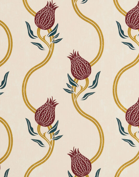 TV Placemats Set of 2 La DoubleJ: Melograno Ivory PMT0040CRK001