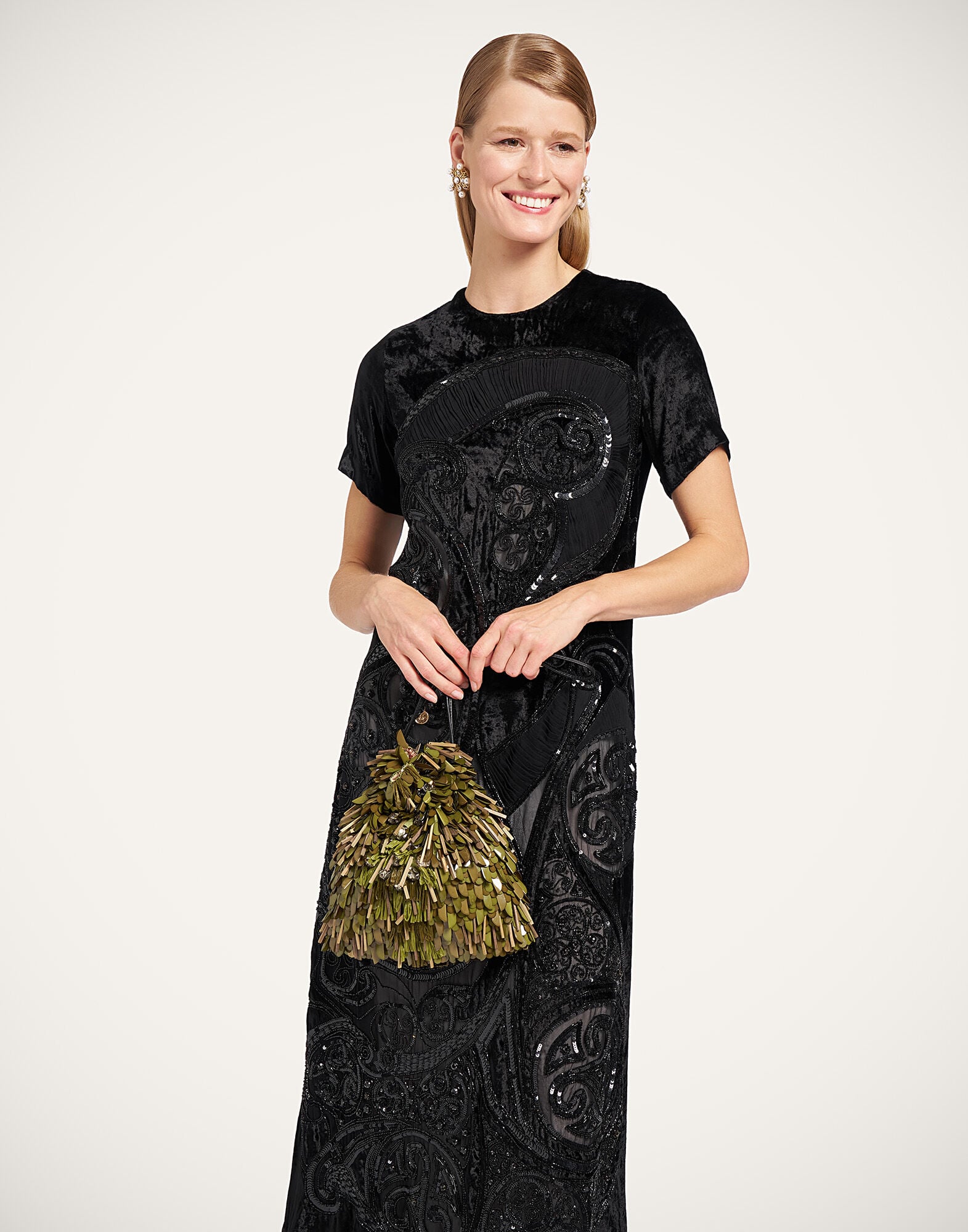 Super Swing Dress La DoubleJ: Alchemy Black DRE1155VEL023