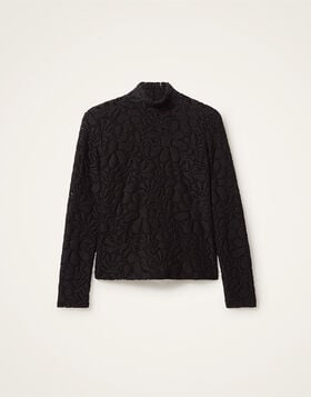 Lacey Turtleneck La DoubleJ: Solid Black TOP0171LAC003