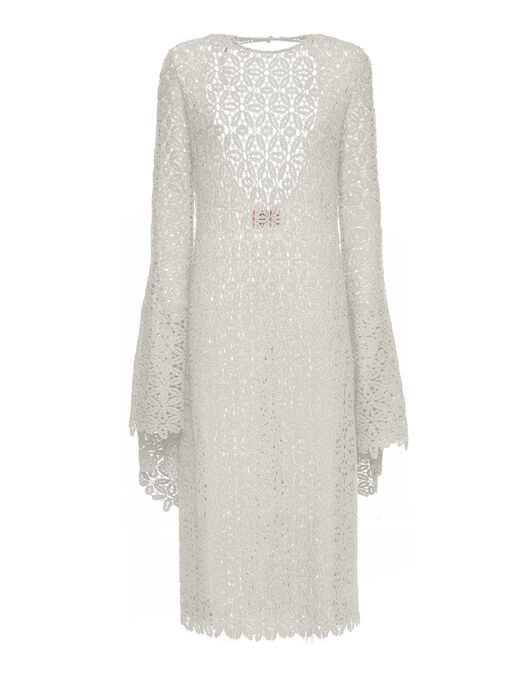Costiera Dress La DoubleJ: Solid White DRE0485LAC002