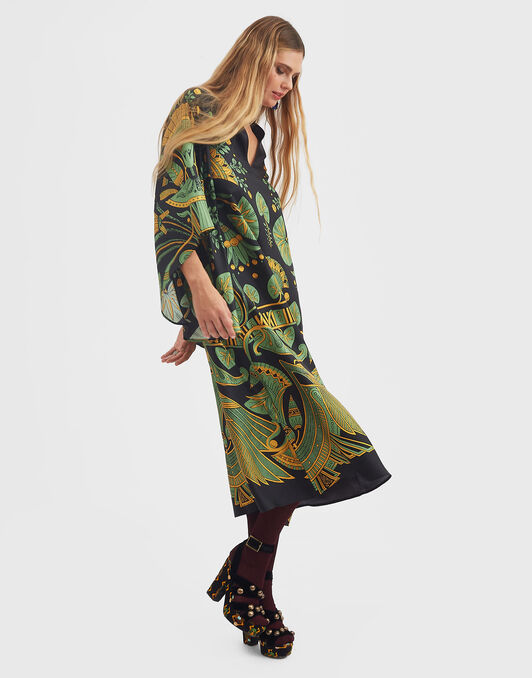 Magnifico Midi Dress La DoubleJ: The Nile Placée Black Magnifico Midi Dress La DoubleJ: The Nile Placée Black DRE0702SIL001