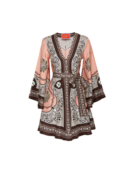 Mini Magnifico Dress La DoubleJ: Mirage Placée Pink Mini Magnifico Dress La DoubleJ: Mirage Placée Pink DRE0575SIL006