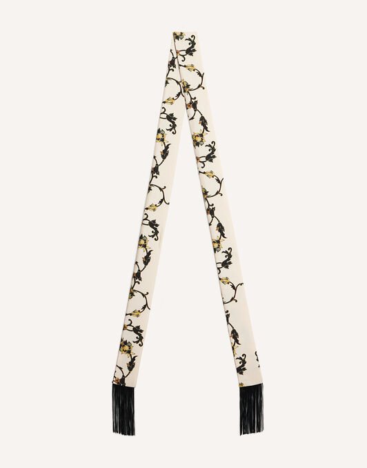 Skinny Belt La DoubleJ: Buttercup Micro White Skinny Belt La DoubleJ: Buttercup Micro White BEL0020SIL001