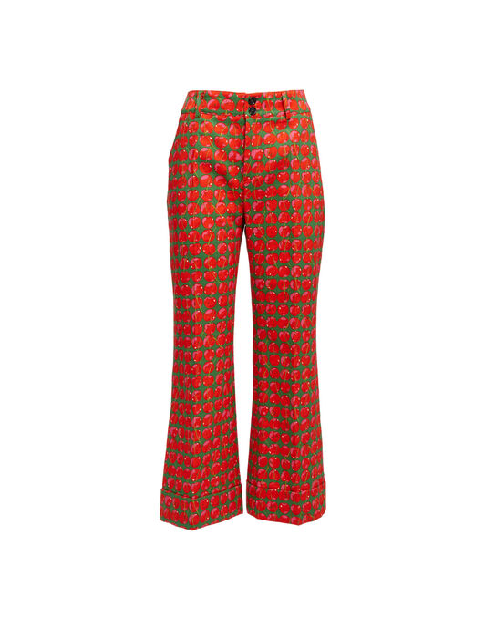 Hendrix Pants La DoubleJ: Green Cherries Hendrix Pants La DoubleJ: Green Cherries TRO0014COT005