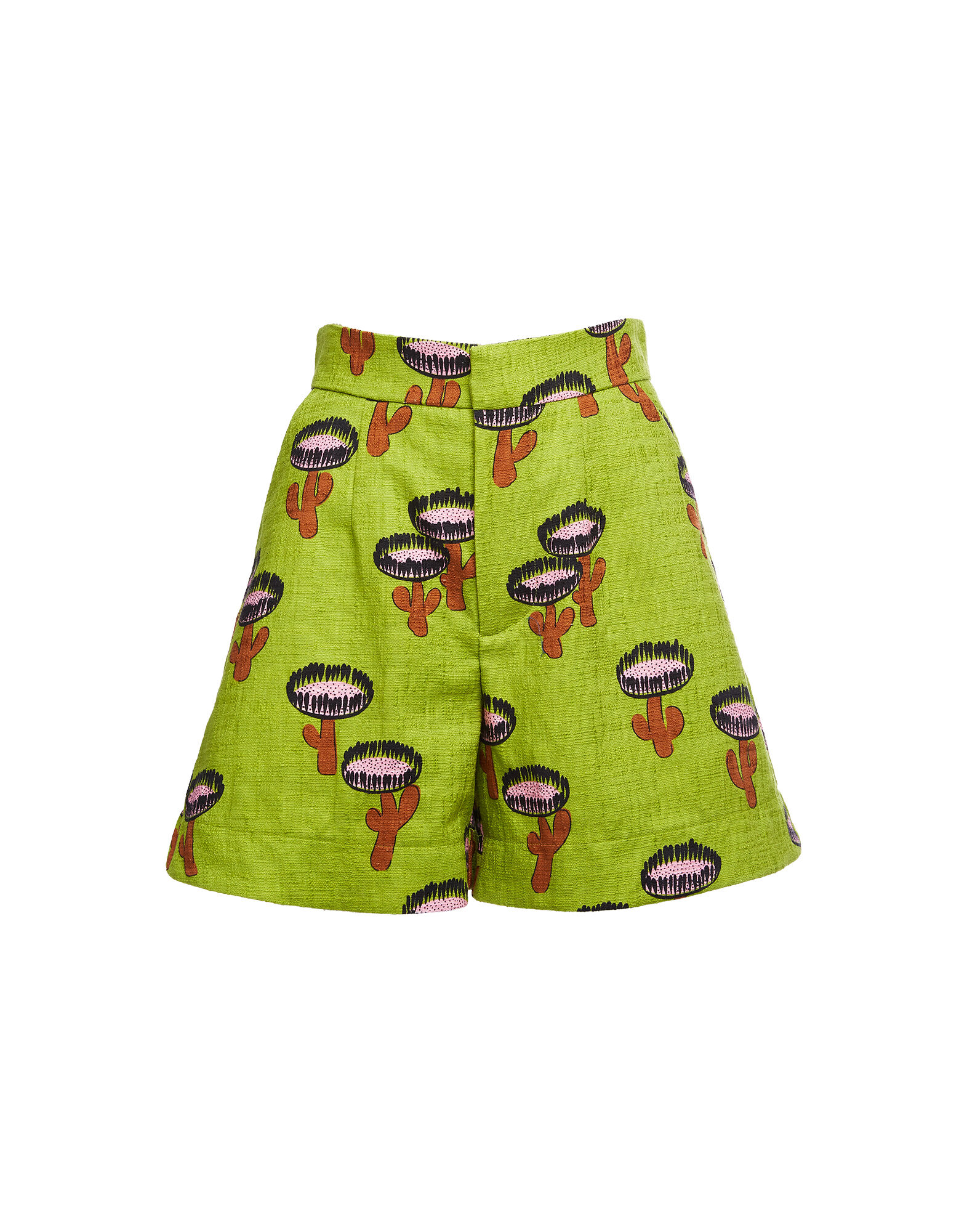 Good Butt Shorts LaDoubleJ: Chirpy Cactus Verde TRO0032COT005