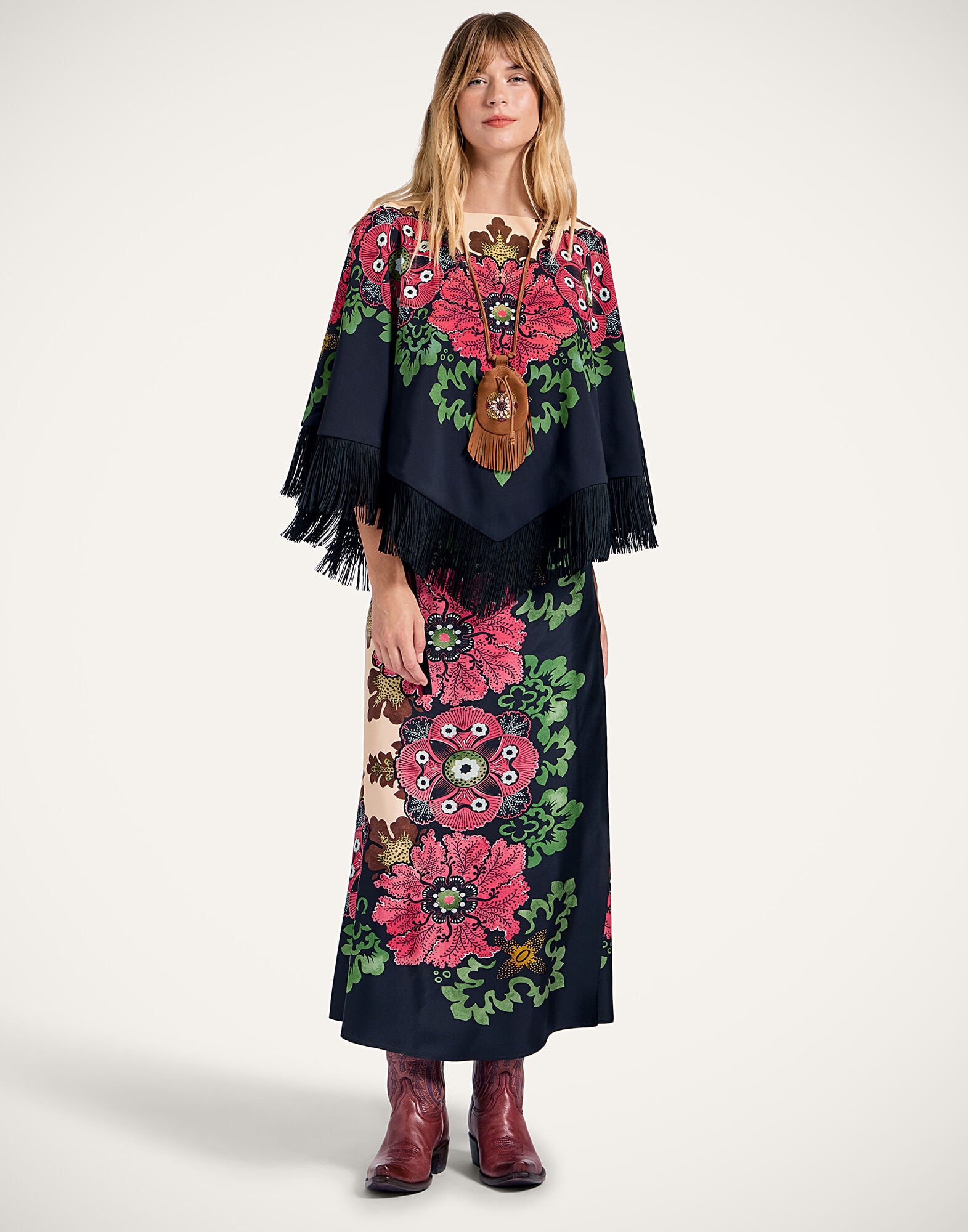 Sarong Skirt La DoubleJ: Bounty Placée Red Sarong Skirt La DoubleJ: Bounty Placée Red SKI0122SIL006
