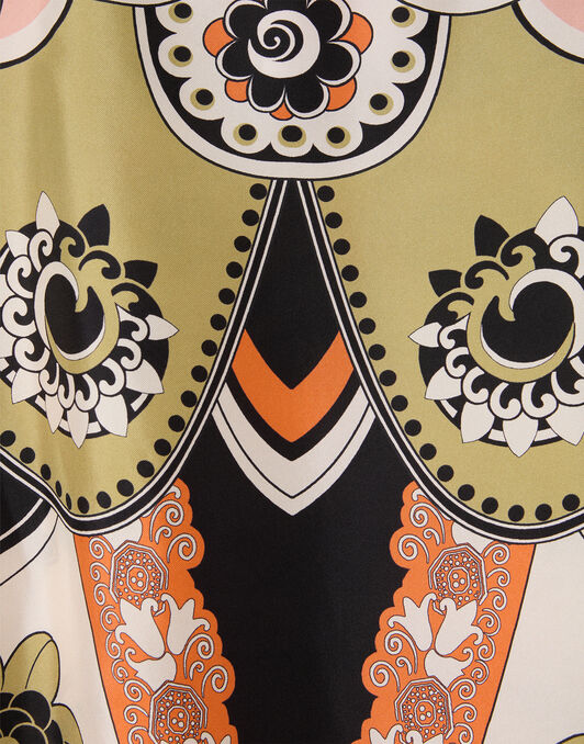 Foulard Top La DoubleJ: Plume Placée Ivory Foulard Top La DoubleJ: Plume Placée Ivory TOP0195SIL029