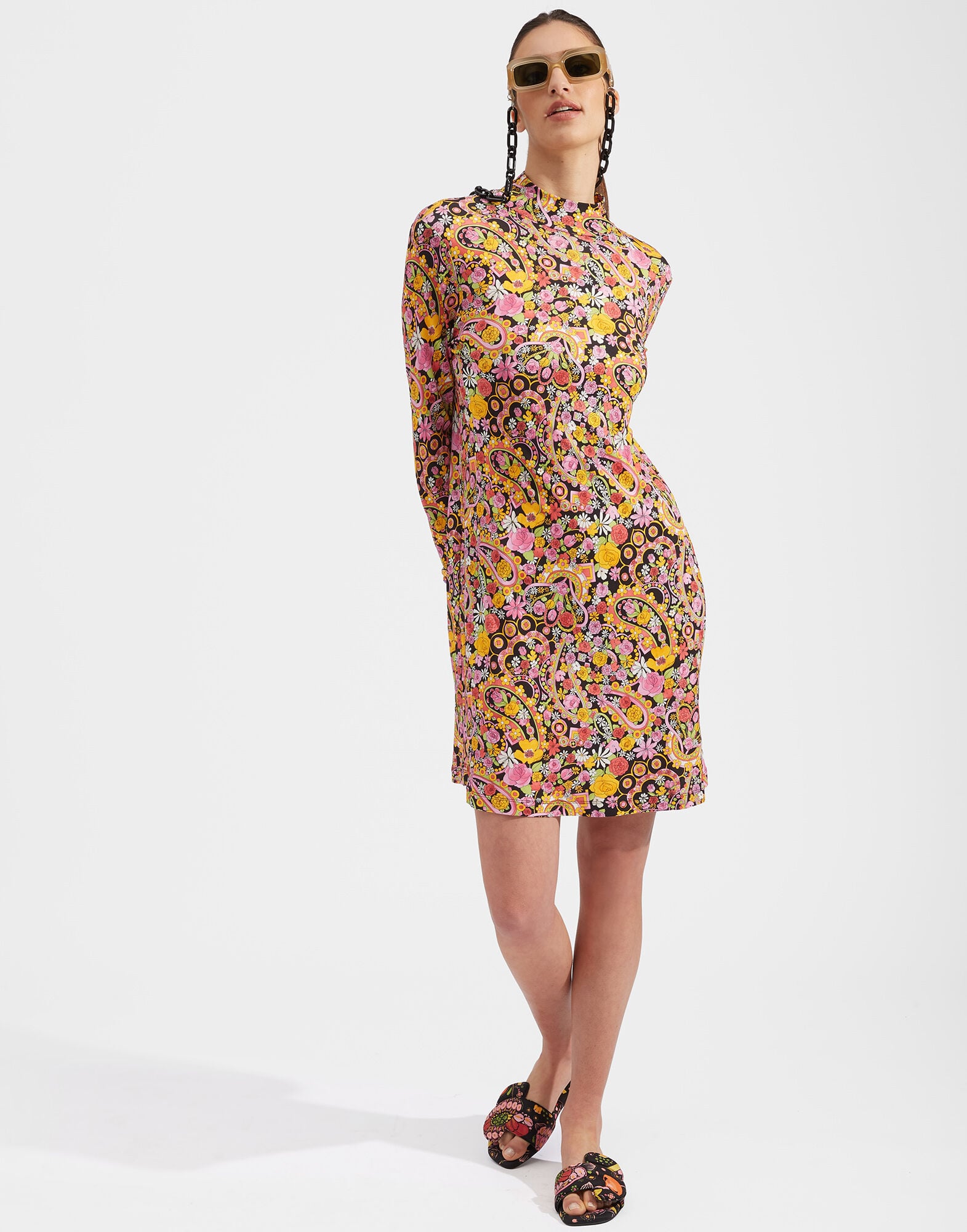 Suitcase Dress La DoubleJ: Tripping Nero DRE0294JER011