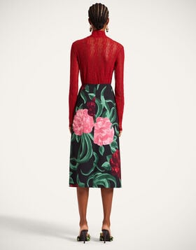 Pencil Skirt La DoubleJ: Peony Black SKI0011SAB001