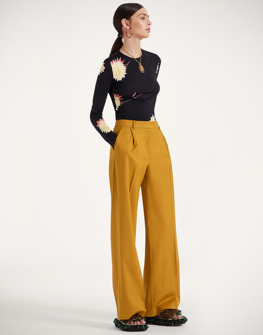 Loose Pants La DoubleJ: Solid Dark Yellow Loose Pants La DoubleJ: Solid Dark Yellow TRO0135WOL023