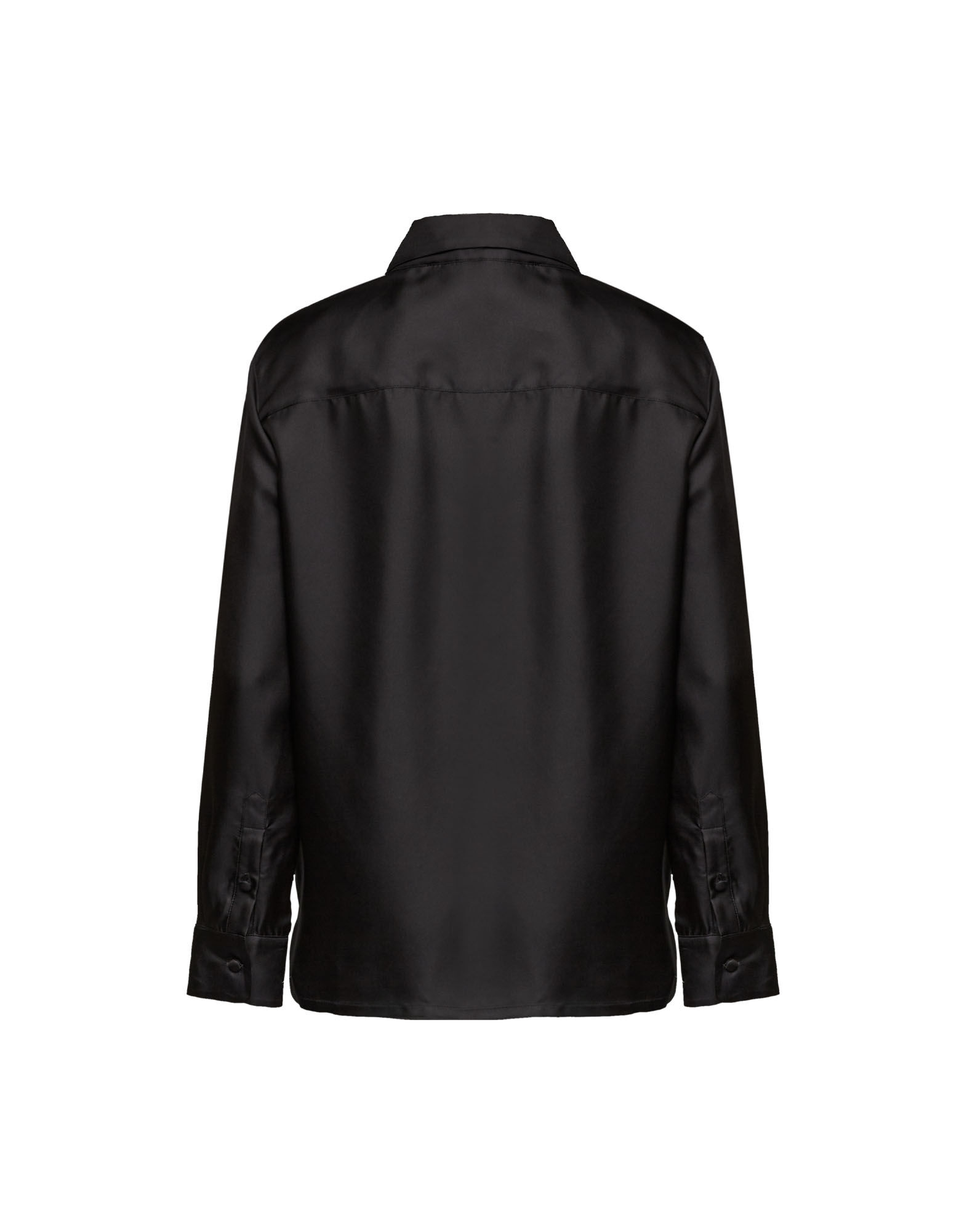 Boy Shirt La DoubleJ: Solid Black SHI0040SIL006
