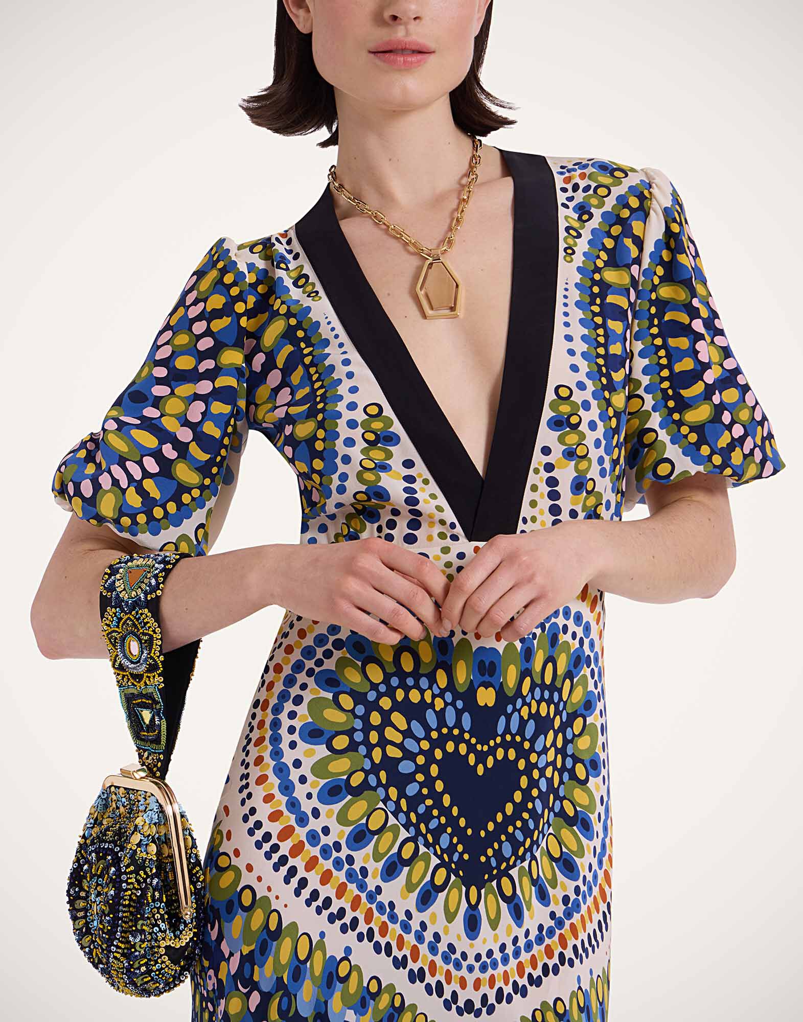Palazzo Mini Bag La DoubleJ: Chakra Multicolor BAG0072EMB099