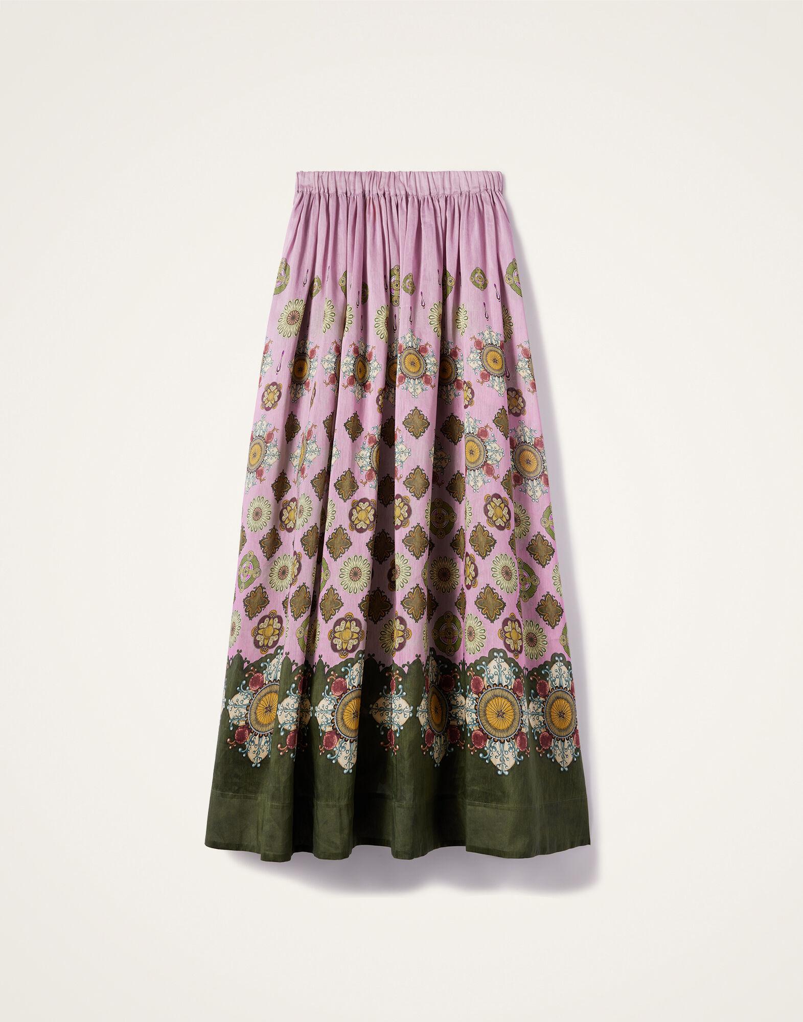 Palme D'Or Skirt La DoubleJ: Nucleus Placée Dusty Pink SKI0172LIN010