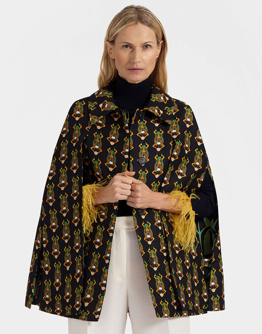 Milano Mini Cape La DoubleJ: Scarab Black JAC0072CAD001