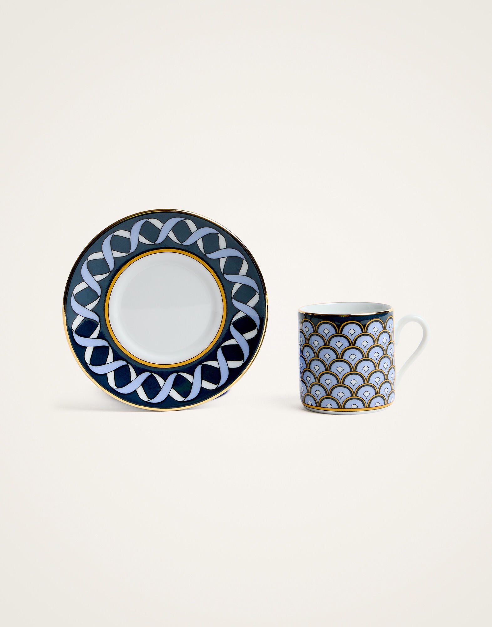 Impero Espresso Cup Set Of 2 La DoubleJ: Odysseus Midnight Blue Impero Espresso Cup Set Of 2 La DoubleJ: Odysseus Midnight Blue CUP0011CER001