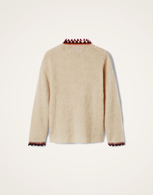Camden Jumper La DoubleJ: Solid Ecru Camden Jumper La DoubleJ: Solid Ecru PUL0165KNI170