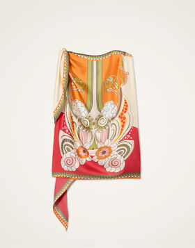 Full-On Foulard La DoubleJ: Ambrosia Placée Orange SCA0096SIL029