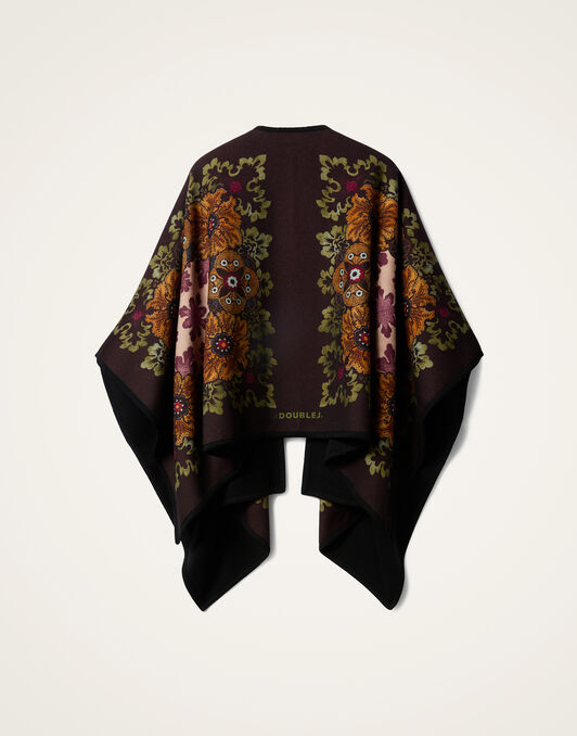 Soul Poncho La DoubleJ: Bounty Placée Burgundy SCA0047PLA003