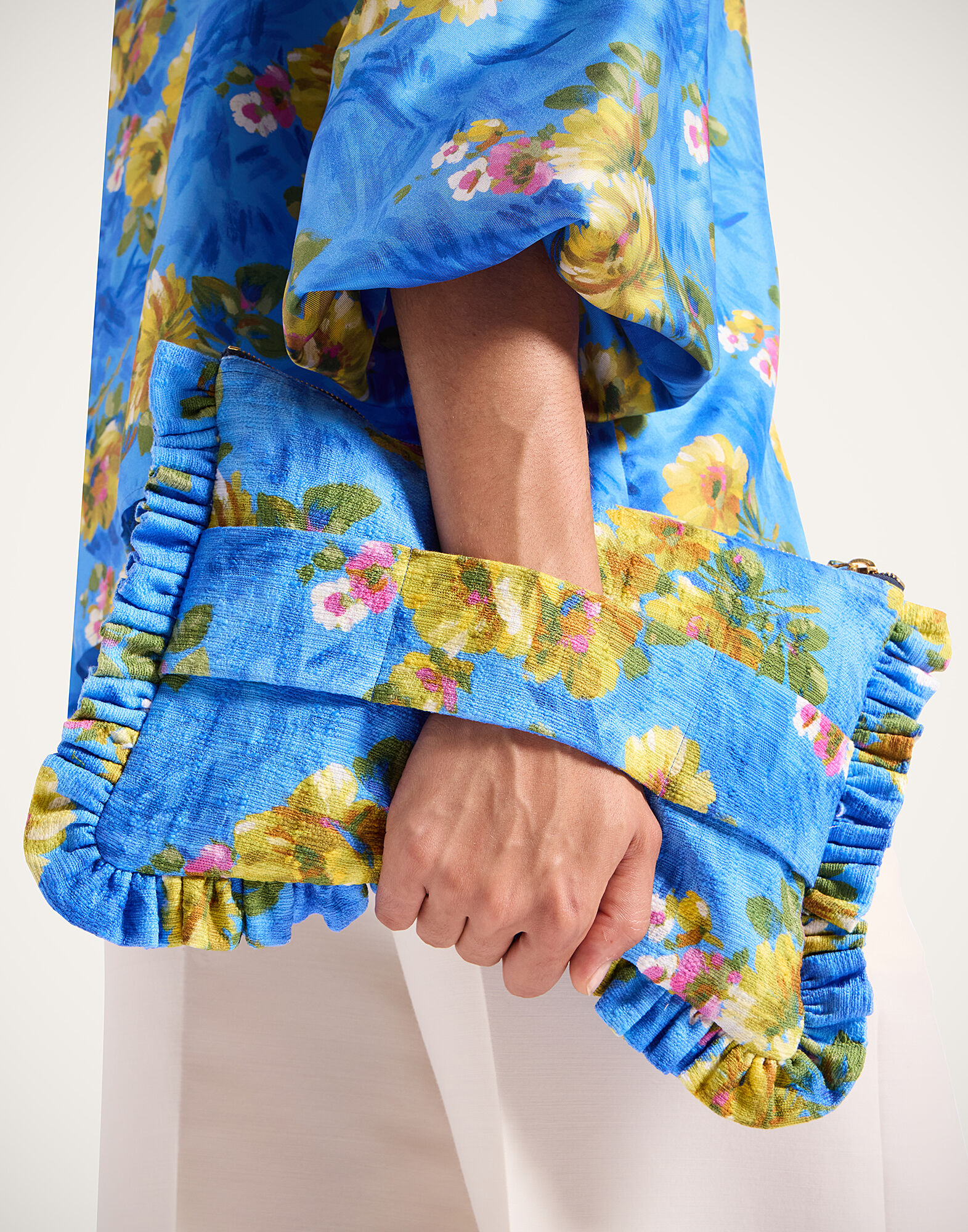 Hand Pochette La DoubleJ: Riptide Light Blue Hand Pochette La DoubleJ: Riptide Light Blue BAG0059COT005